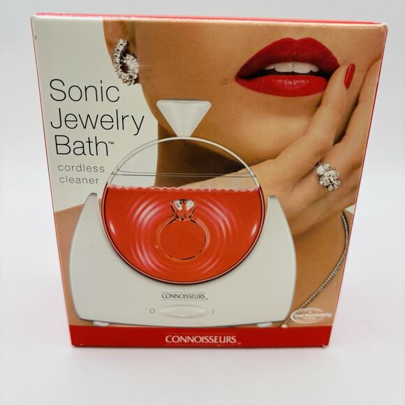 Connoisseurs Sonic Jewelry Bath Cordless Cleaner - NEW. Model # 1035 - Picture 7 of 10